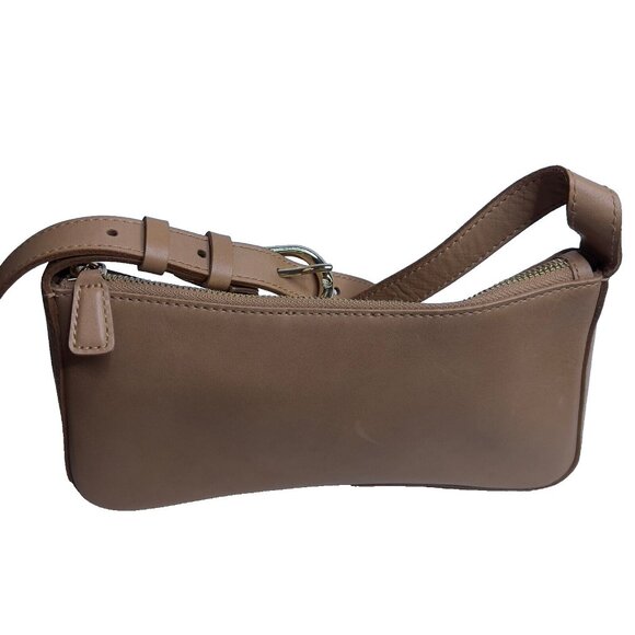 Madewell Handbags - Madewell $118 The Sculptural Buckle Shoulder Bag in Brown NQ284